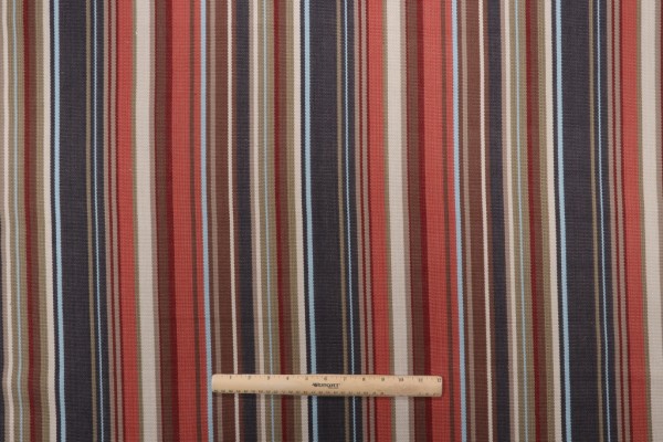 Roth & Tompkins Bombay Woven Upholstery Fabric in Blackhill