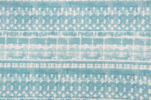 PK Lifestyles Shibori Landscape Printed Polyester Outdoor Fabric in Spa