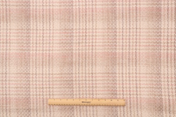 TFA Stitch By Stitch Woven Upholstery Fabric in Blush