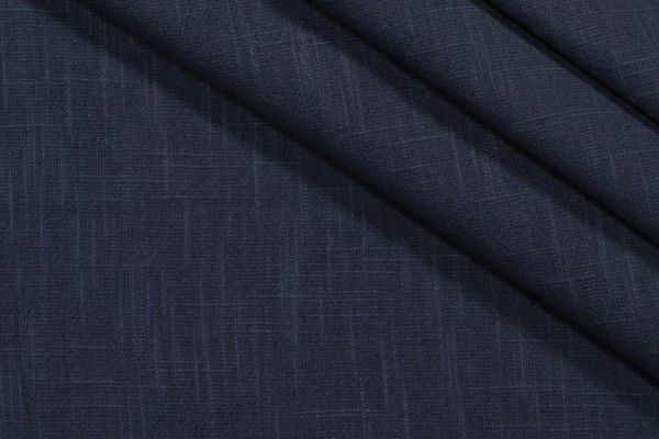 Origin Woven Linen Blend Decorator Fabric in Midnight