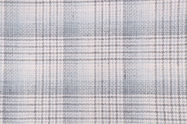 Kaufmann Checked Out Woven Upholstery Fabric in Blue Smoke