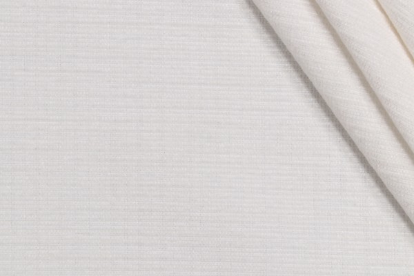 Thibaut Beachcomber W80525 Woven Solution Dyed Acrylic Chenille Outdoor Fabric in White