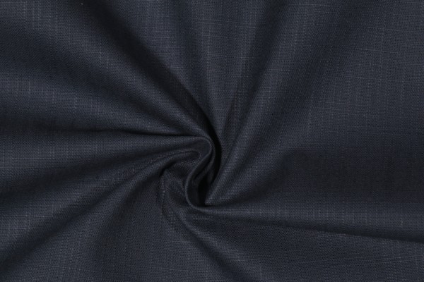 Twist Weave Crypton Finished Cotton Decorator Fabric in Indigo