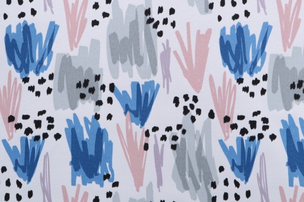 Richloom Flicker Printed Polyester Outdoor Fabric in Shadow