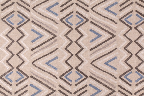 Click for 1 Yards Richloom Cusco Embroidered Linen Blend Decorator Fabric in River Richloom Cusco Embroidered Linen Blend Decorator Fabric in River