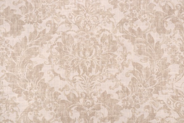 Covington Downton Printed Linen Blend Drapery Fabric in 196-Linen