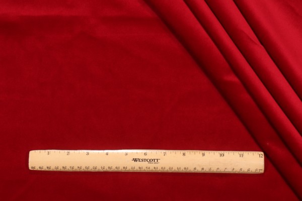 Covington Vitani Velvet Decorator Fabric in 324-Rouge
