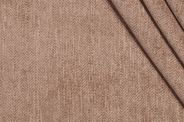 PK Lifestyles Beckett Woven Performance Plus Chenille Upholstery Fabric in Nutmeg