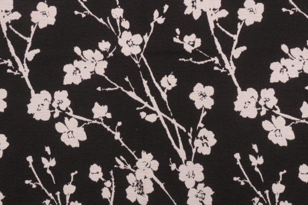 Covington Fiore Woven Decorator Fabric in 99-Onyx