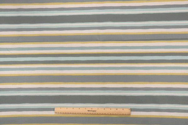 Click for 1.63 Yards Covington Unique Stripe Printed Cotton Drapery Fabric in 592-Spa Covington Unique Stripe Printed Cotton Drapery Fabric in 592-Spa