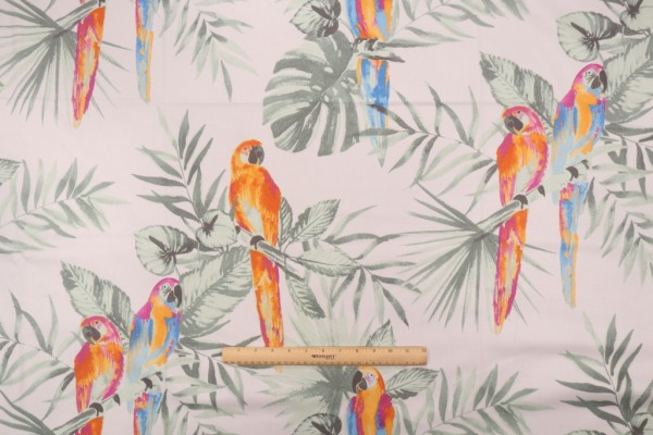 Click for 0.88 Yards Stof France Inseparables Printed Cotton Twill Drapery Fabric in Multicolore Stof France Inseparables Printed Cotton Twill Drapery Fabric in Multicolore