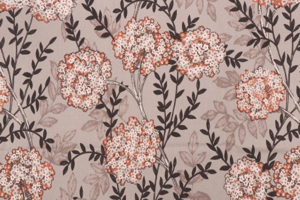 Click for 1 Yards Stof France Hortensia Printed Cotton Twill Drapery Fabric in Naturel Stof France Hortensia Printed Cotton Twill Drapery Fabric in Naturel