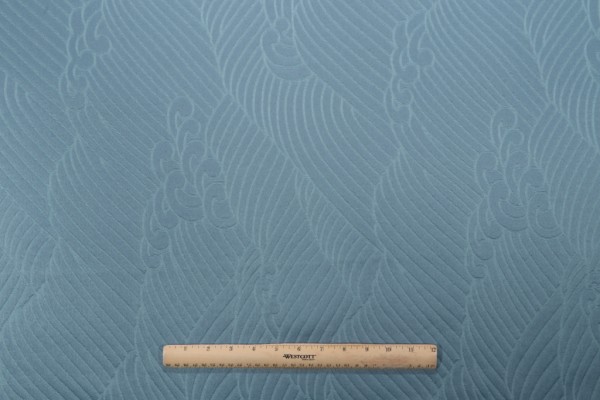 Golding Tsunami Woven Matelasse Upholstery Fabric in Aqua