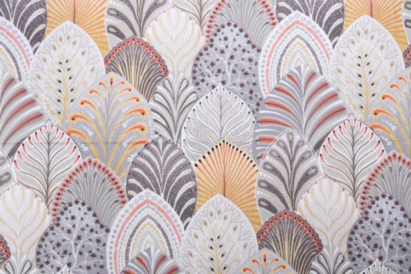 Click for 0.75 Yards Stof France Amytis Printed Cotton Drapery Fabric in Naturel Stof France Amytis Printed Cotton Drapery Fabric in Naturel