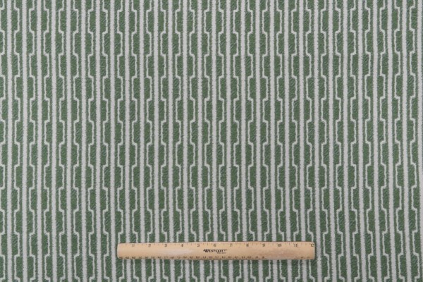 Hoffa Woven Outdoor Fabric in Green