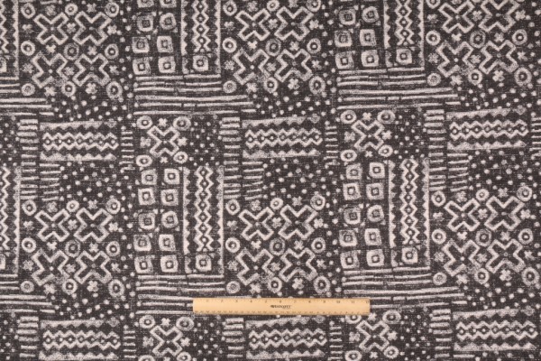 Click for 1.25 Yards Robert Allen Nomadic Upholstery Fabric in Soft Black Robert Allen Nomadic Upholstery Fabric in Soft Black