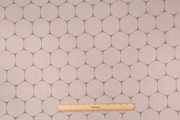 Richloom Smart Embroidered Cotton Decorator Fabric in Graphite