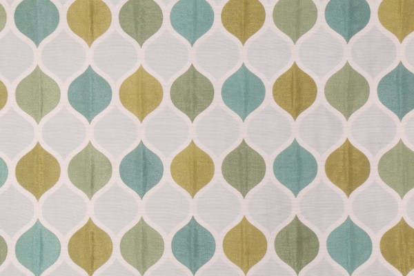 Richloom Riga Woven Poly Viscose Jacquard Decorator Fabric in Peacock