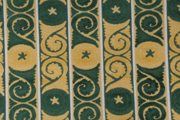 Robert Allen Fez BK Velvet Upholstery Fabric in Daffodil
