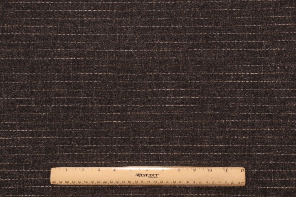 PK Lifestyles Lowell Pinstripe Performance Plus Woven Upholstery Fabric in Sable
