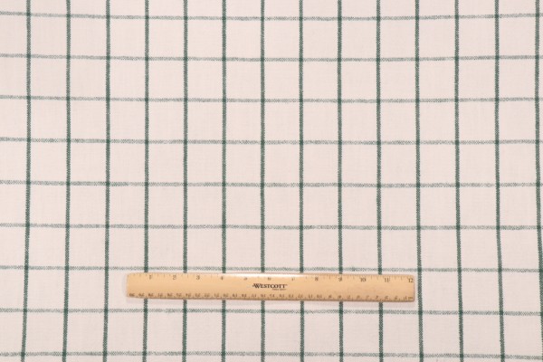 PK Lifestyles Weston Grid Woven Upholstery Fabric in Pine