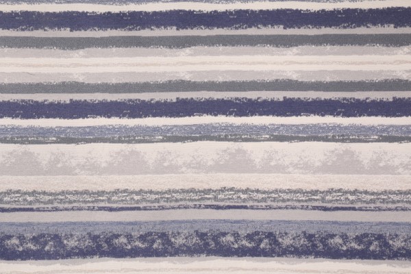 Robert Allen Art Band RR BK Tapestry Upholstery Fabric in Indigo