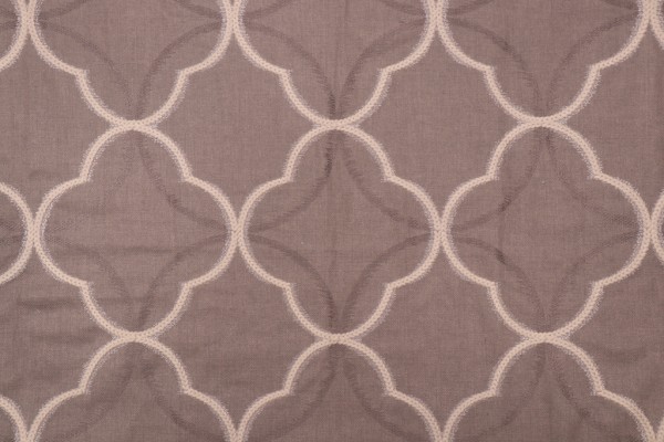 Valiant Fabrics Tempo Embroidered Decorator Fabric in Graphite