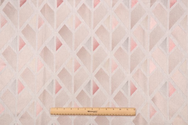 Valiant Fabrics Reza Embroidered Drapery Fabric in Powder