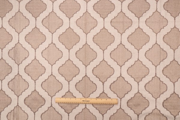 Click for 0.75 Yards Valiant Fabrics Sonora Embroidered Drapery Fabric in Fawn Valiant Fabrics Sonora Embroidered Drapery Fabric in Fawn