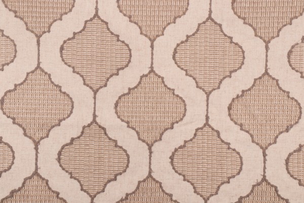 Click for 0.75 Yards Valiant Fabrics Sonora Embroidered Drapery Fabric in Fawn Valiant Fabrics Sonora Embroidered Drapery Fabric in Fawn