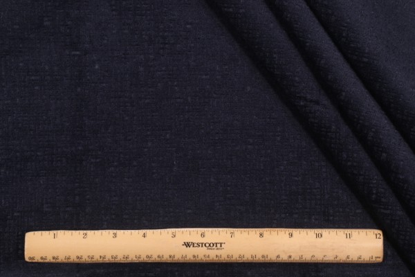 Merrimac M10716R B-Relaxed Woven High Performance Chenille Upholstery Fabric in Navy
