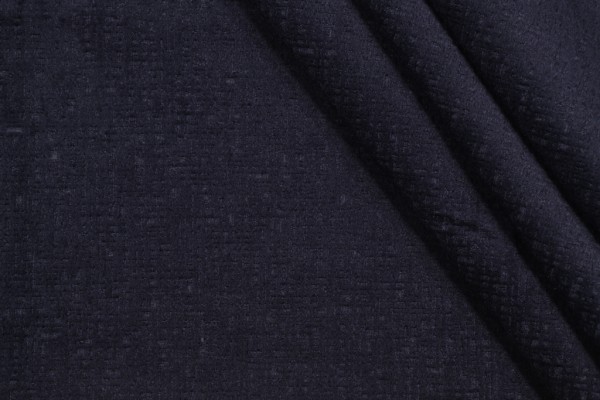 Merrimac M10716R B-Relaxed Woven High Performance Chenille Upholstery Fabric in Navy
