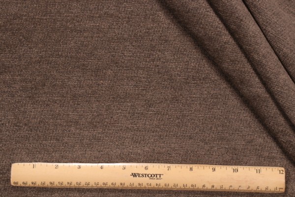 Clarence House Delray Woven Polyester Chenille Outdoor Fabric in Truffle