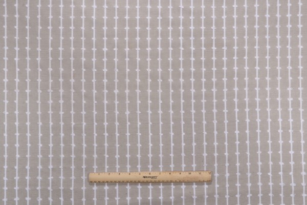 PK Lifestyles Loops Embroidered Drapery Fabric in Twine