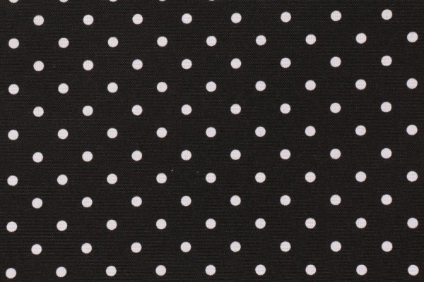 Premier Prints Mini Dot Printed Poly Outdoor Fabric in Black