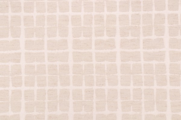 Novogratz Shibori Plaid Woven Decorator Fabric in Chalk