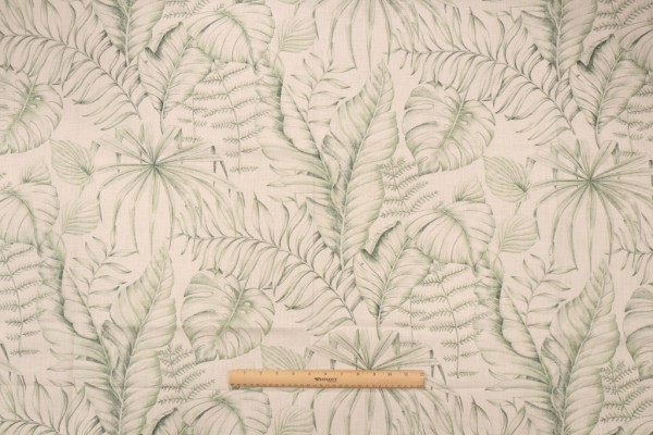 Stof Fabrics Vaiana Printed Drapery Fabric in Vert