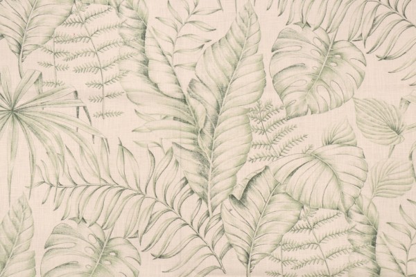 Stof Fabrics Vaiana Printed Drapery Fabric in Vert
