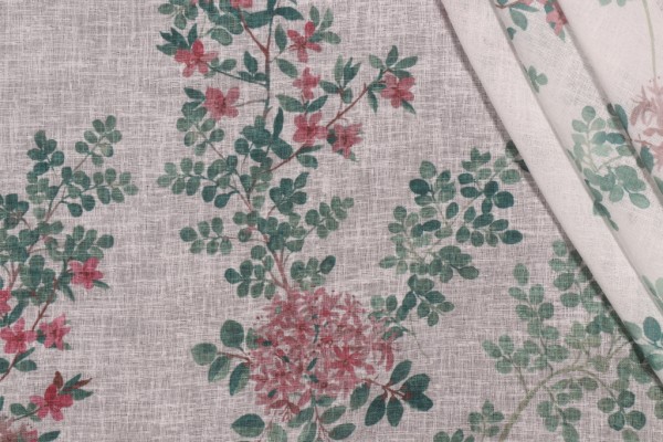 Stof France Mystery Printed Sheer Drapery Fabric in Mystery