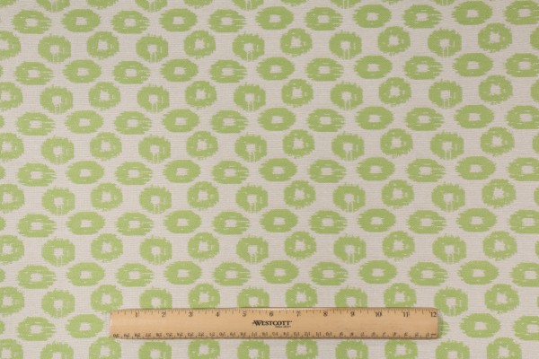 Covington Stepper Woven Outdoor Fabric in 251 Island Green