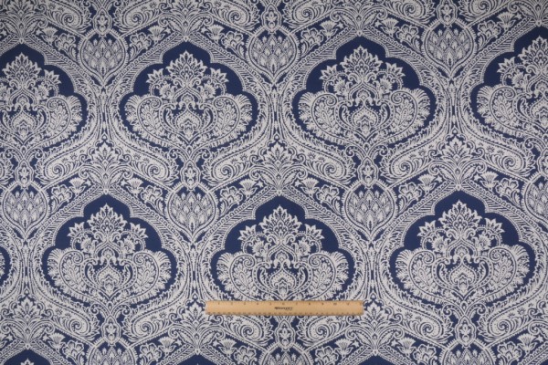 Covington Jacaranda Woven Polypropylene Outdoor Fabric in 557 Dark Denim