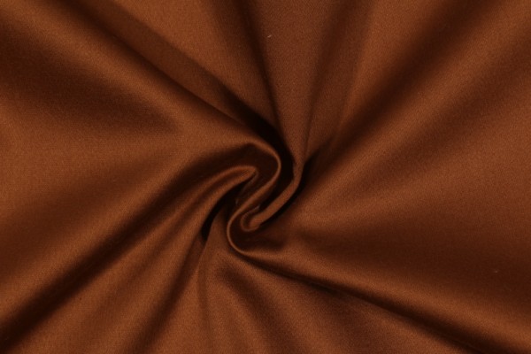 Covington Sateen Cotton Drapery Fabric in Suede 652