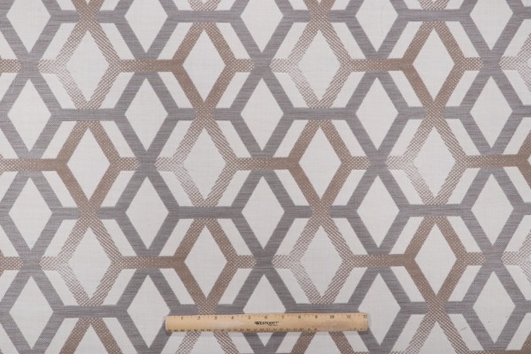 Sunbrella Sahara Woven Solution Dyed Acrylic Outdoor Fabric in Dove