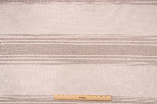 PK Lifestyles With The Band Str Printed Chenille Upholstery Fabric in Driftwood