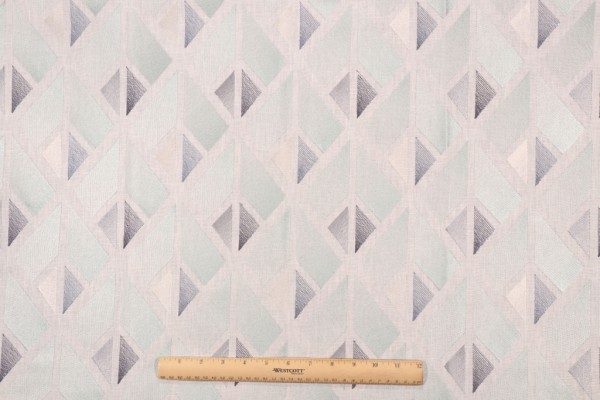 Valiant Fabrics Reza Embroidered Drapery Fabric in Resort