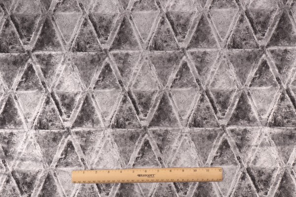 Covington Sunbeam Printed Velvet Decorator Fabric in 947-Noir