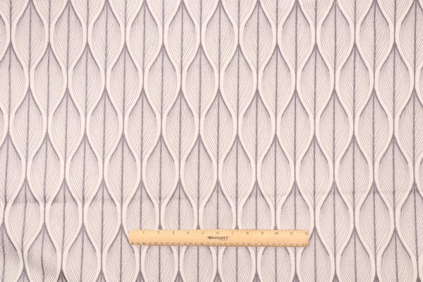 Richloom Respite Embroidered Drapery Fabric in Charcoal