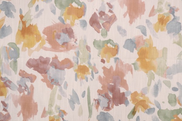 Richloom Roxanne Printed Polyester Drapery Fabric in Oasis