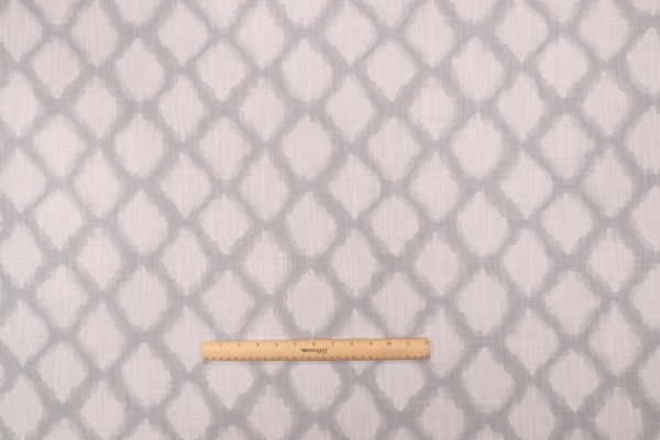 PK Lifestyles Elise Printed Polyester Drapery Fabric in Fog