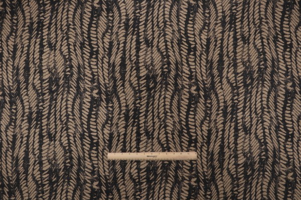 P Kaufmann Jira Printed Drapery Fabric in Charcoal